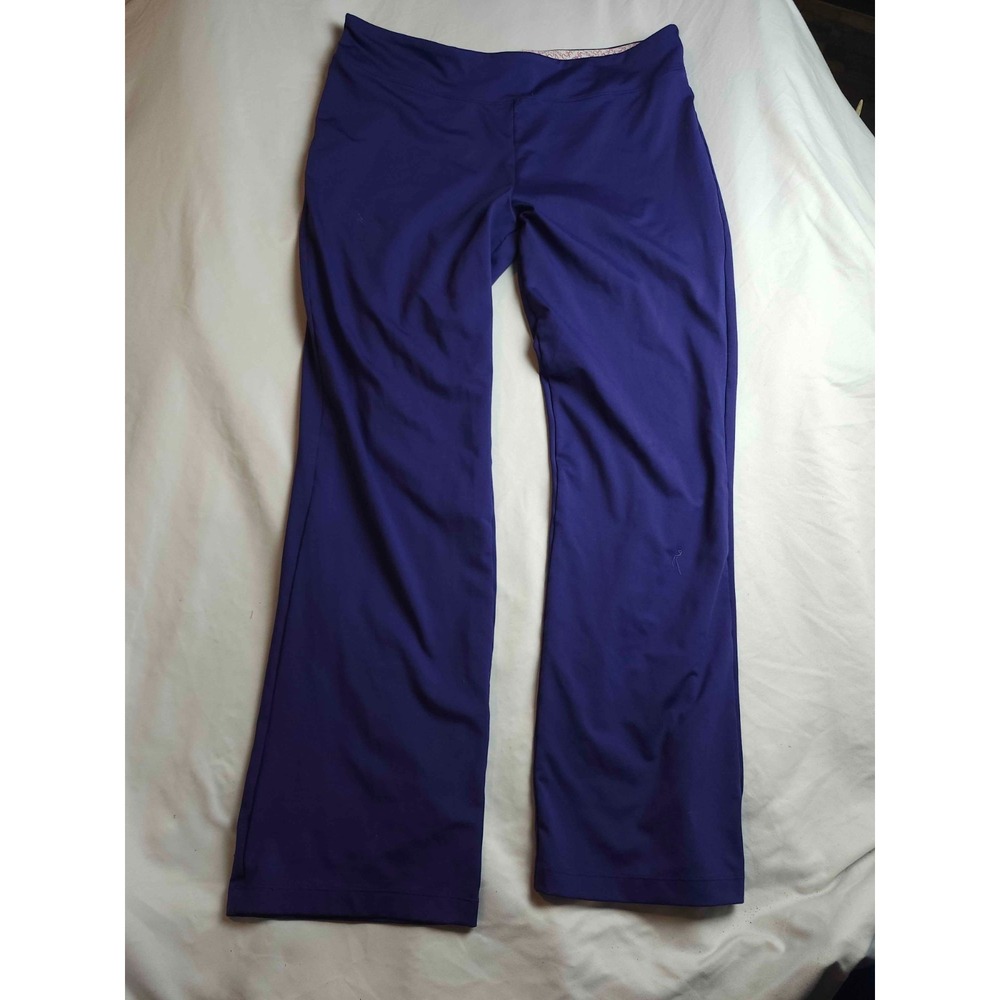 Ryka Athletic Pants Womens XL Purple Knit Athleisure Activewear Outdoor Yoga